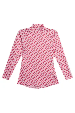 J.Lindeberg Ella Print Compression Top* Golf|Tops