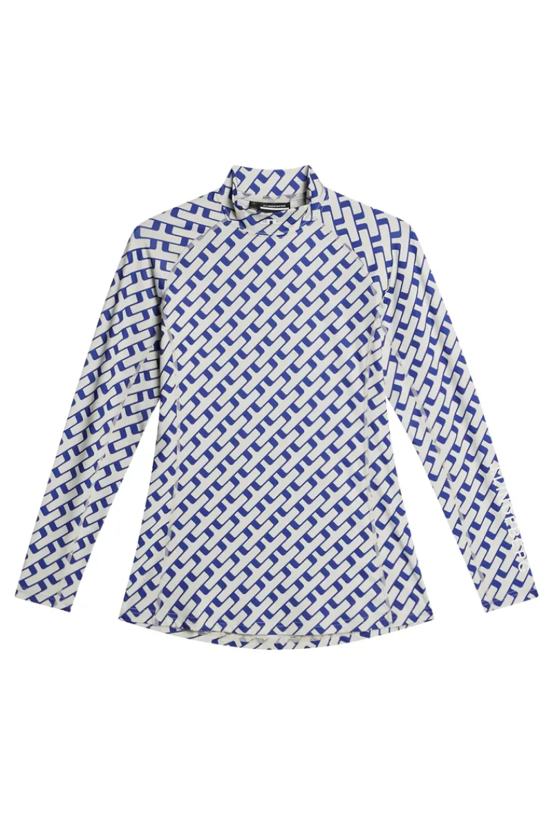 J.Lindeberg Ella Print Compression Top* Golf|Base & Mid Layers
