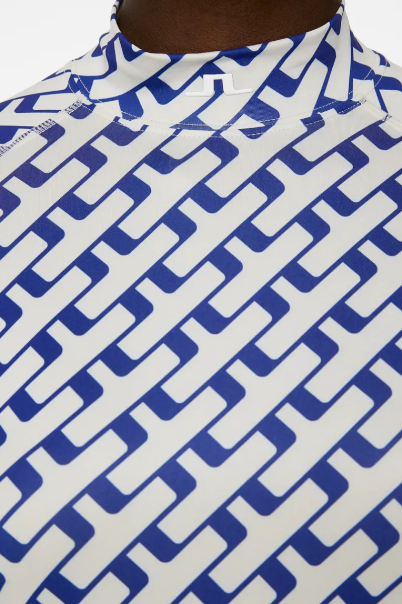 J.Lindeberg Ella Print Compression Top* Golf|Base & Mid Layers