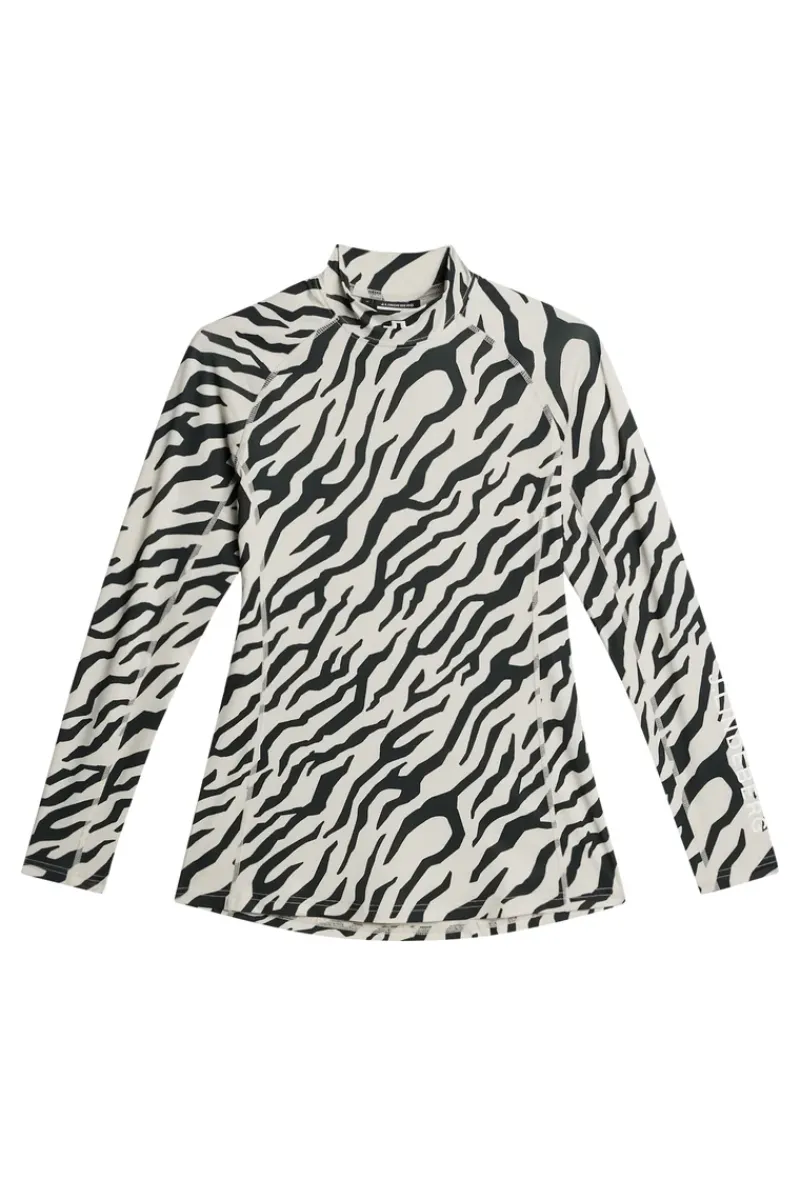 J.Lindeberg Ella Print Compression Top* Golf|Base & Mid Layers