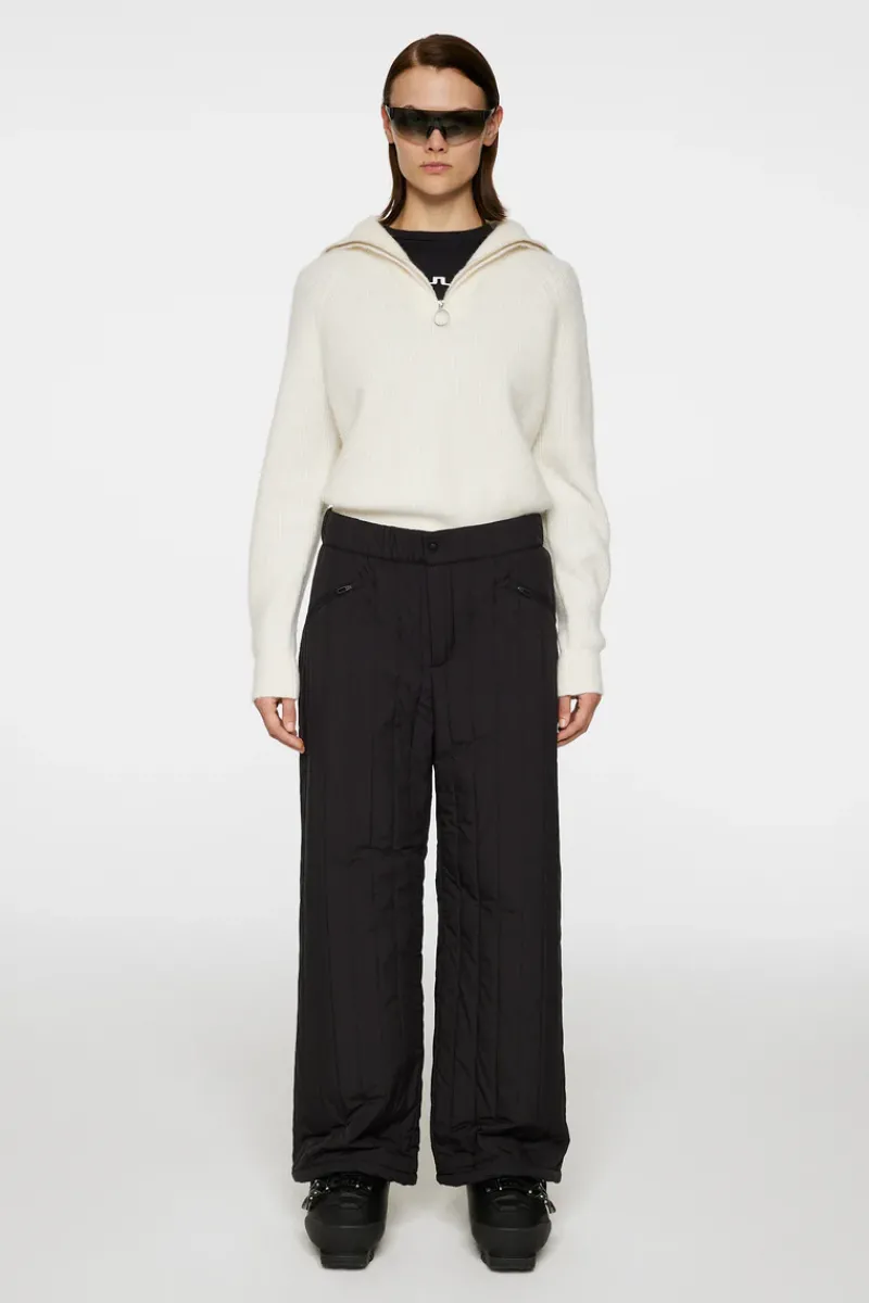 J.Lindeberg Finja Knitted Zip Sweater* Strikketøy|Strikkeklær