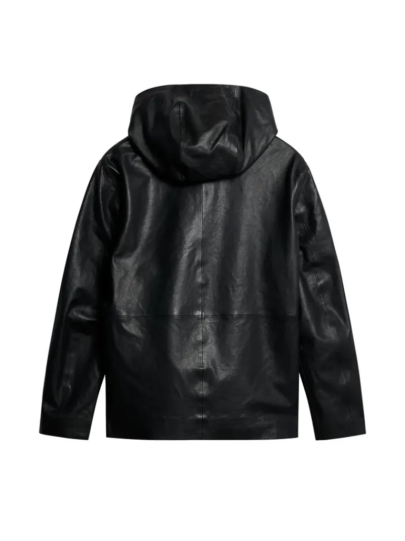J.Lindeberg Hadley Leather Hoody Jacket* Jackets|Outerwear