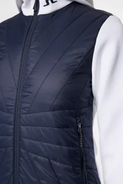 J.Lindeberg Holma Quilt Hybrid Hood* Golf|Jackets