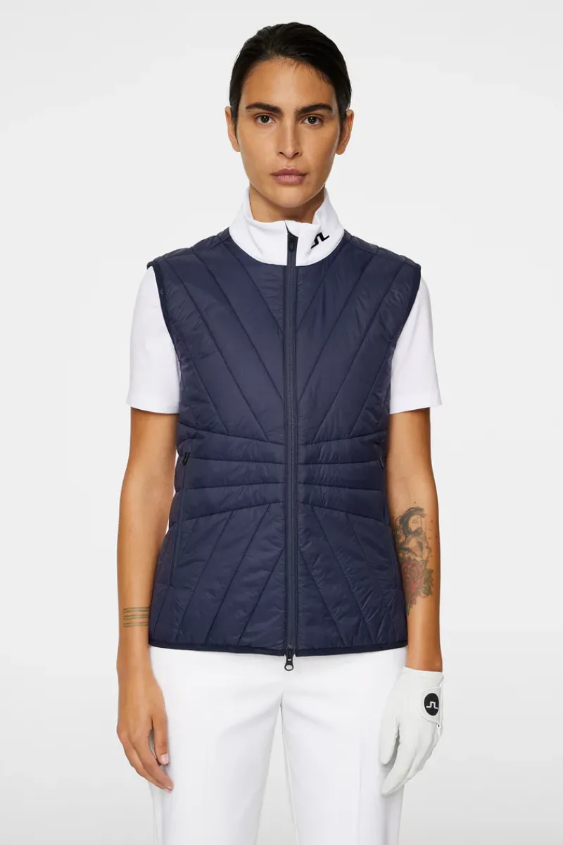 J.Lindeberg Holma Quilt Hybrid Vest* Golf|Vests