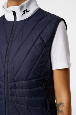 J.Lindeberg Holma Quilt Hybrid Vest* Golf|Vests