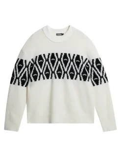 J.Lindeberg Jalen Jacquard Knitted Sweater* Ski|Topp