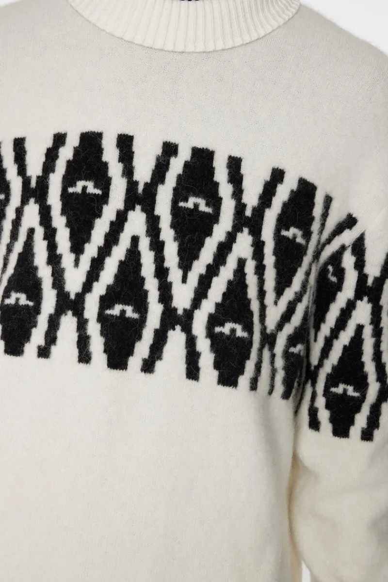 J.Lindeberg Jalen Jacquard Knitted Sweater* Ski|Topp