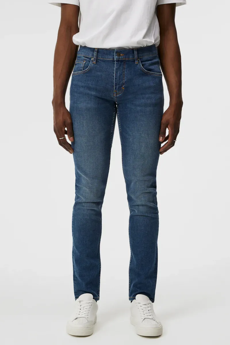 J.Lindeberg Jay Active Mid Indigo Jeans* Jeans|Jeans