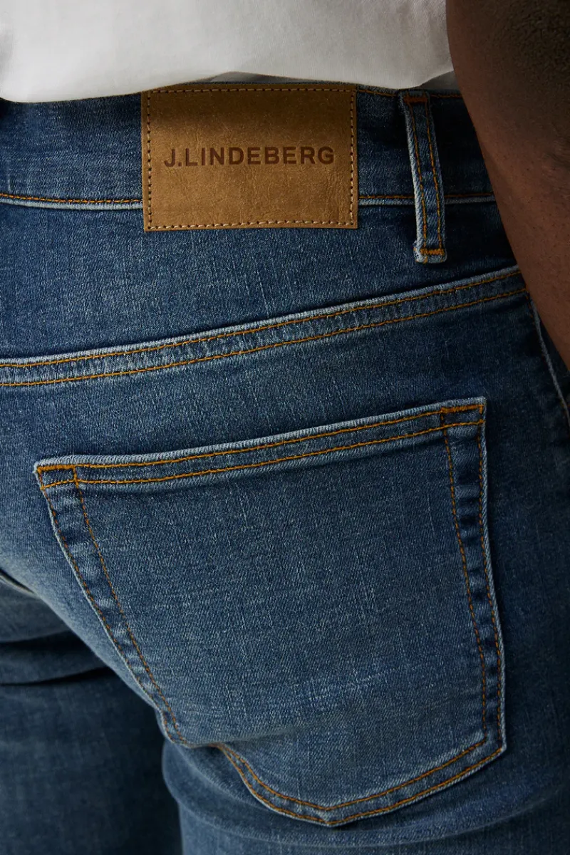 J.Lindeberg Jay Active Mid Indigo Jeans* Jeans|Jeans