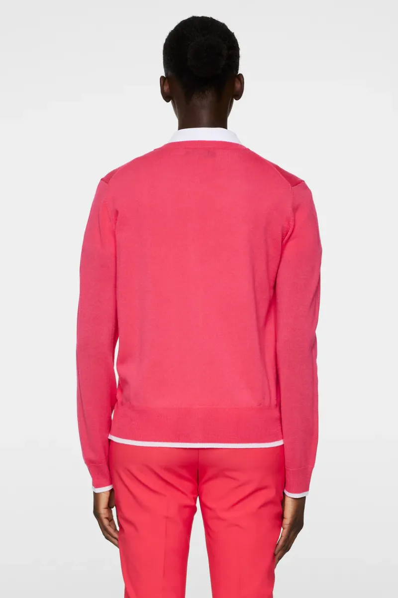 J.Lindeberg Joanna Knitted Cardigan* Golf|Knitwear