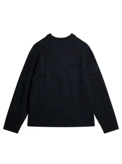 J.Lindeberg Ken Resonance Jacquard Crew* Knitwear|Tops