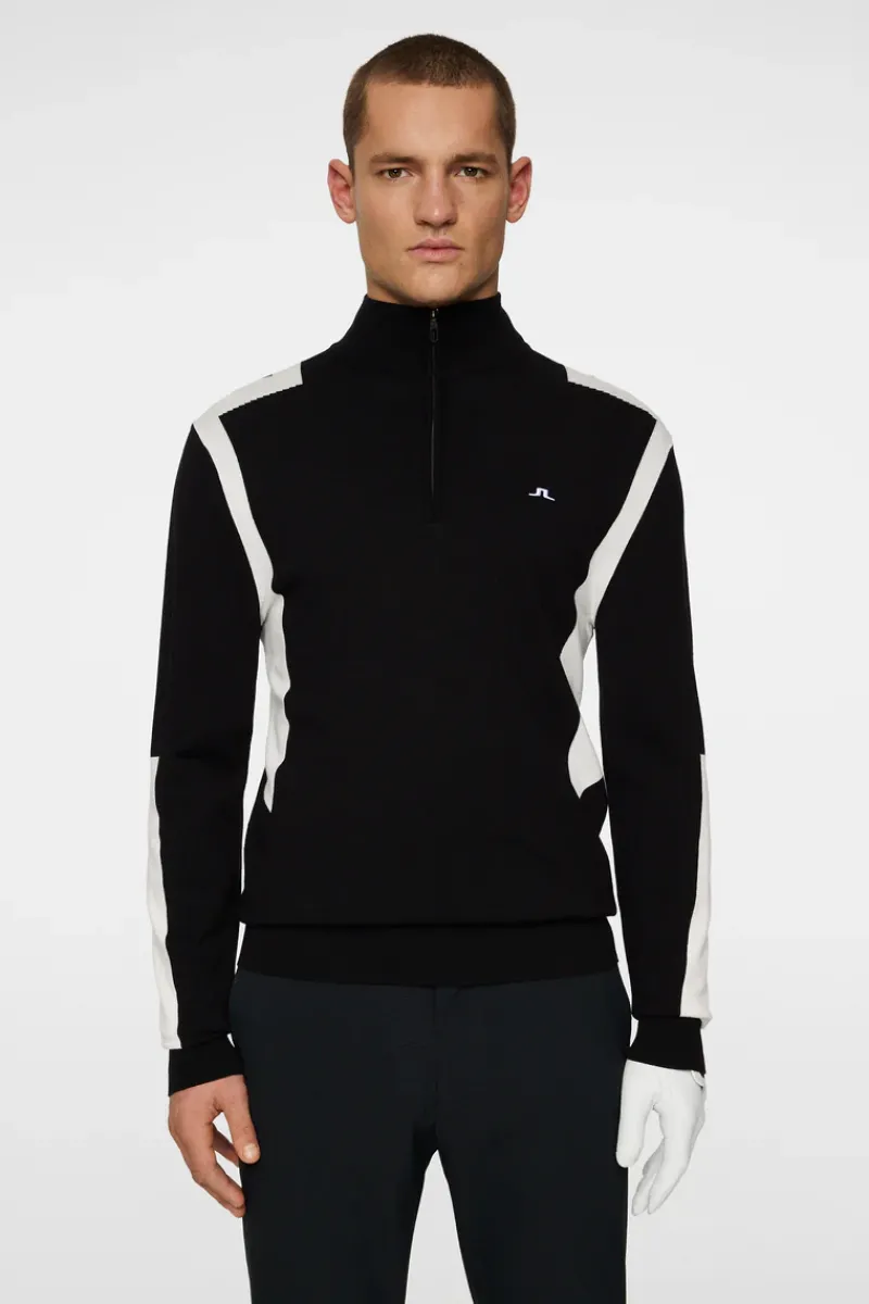 J.Lindeberg Kendrick Knitted Zip Sweater* Golf|Knitwear