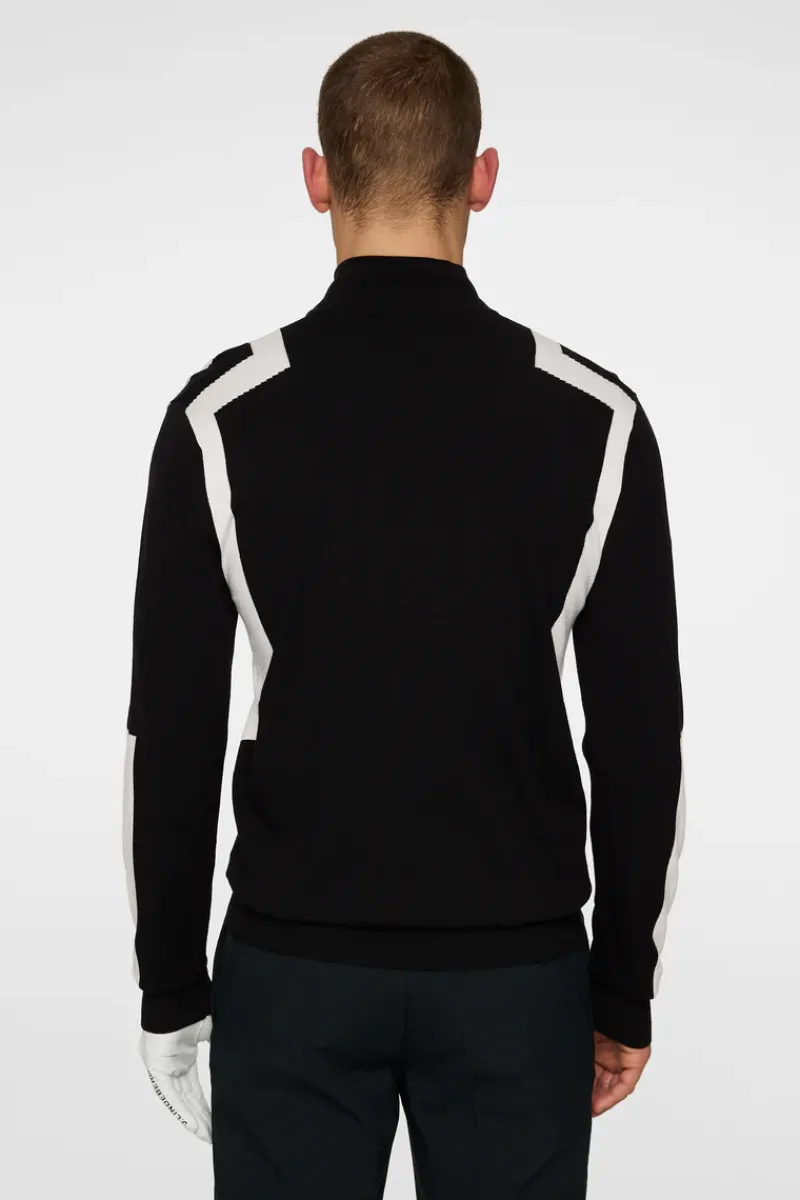 J.Lindeberg Kendrick Knitted Zip Sweater* Golf|Knitwear