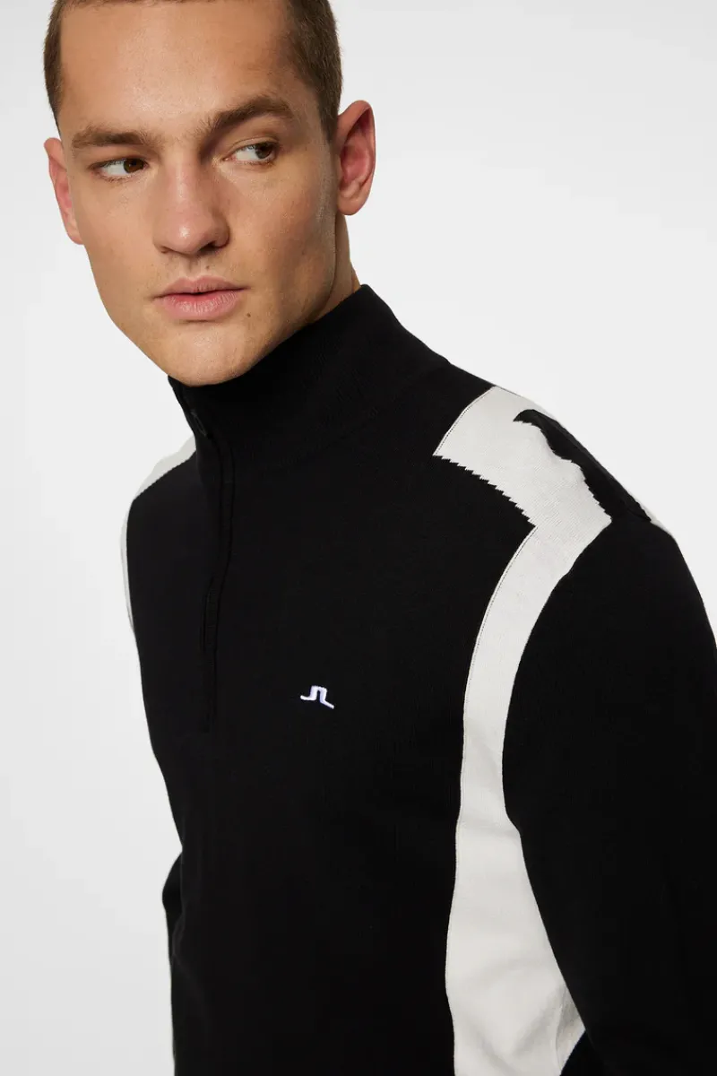 J.Lindeberg Kendrick Knitted Zip Sweater* Golf|Knitwear