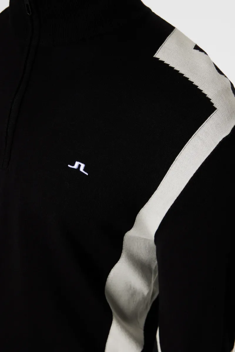 J.Lindeberg Kendrick Knitted Zip Sweater* Golf|Knitwear