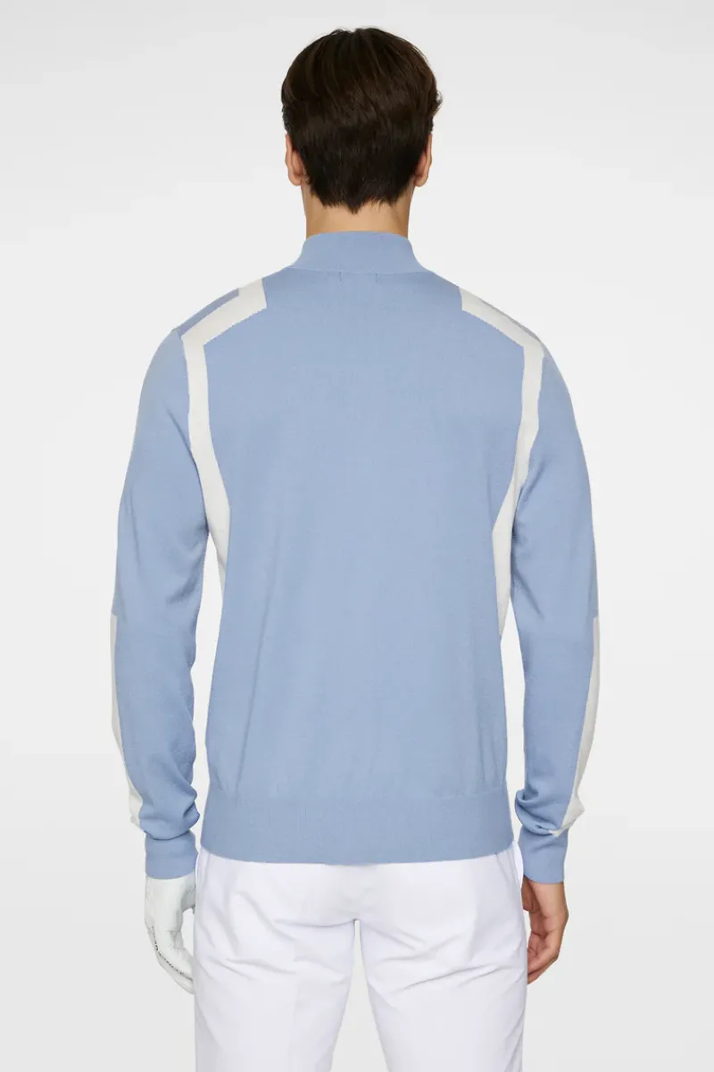 J.Lindeberg Kendrick Knitted Zip Sweater* Golf|Knitwear