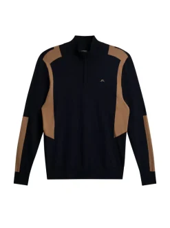 J.Lindeberg Kendrick Knitted Zip Sweater* Golf|Knitwear