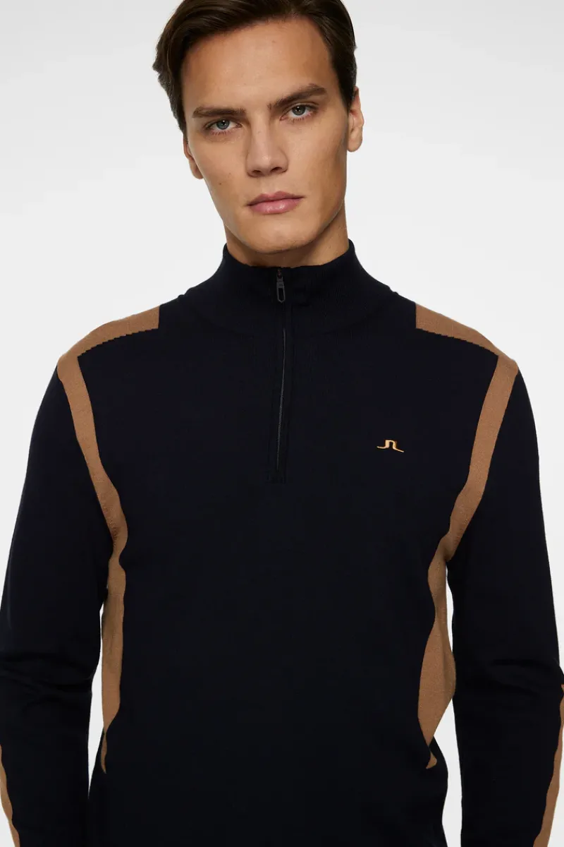 J.Lindeberg Kendrick Knitted Zip Sweater* Golf|Knitwear