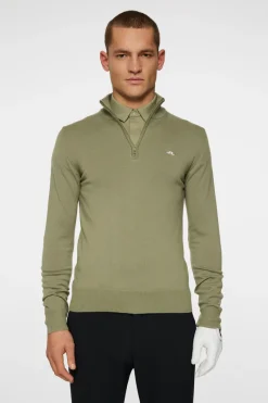 J.Lindeberg Kian Zipped Sweater* Golf|Knitwear