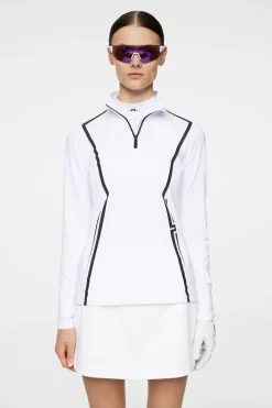 J.Lindeberg Lina Quarter Zip Mid Layer* Golf|Base & Mid Layers