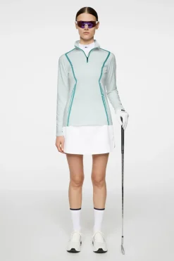 J.Lindeberg Lina Quarter Zip Mid Layer* Golf|Base & Mid Layers