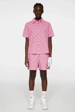 J.Lindeberg Linda Printed Shirt* Golf|Tops