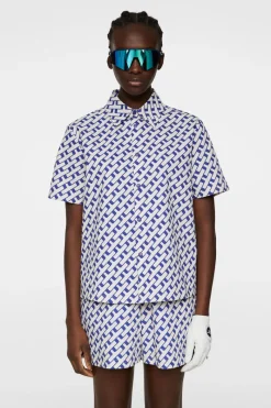 J.Lindeberg Linda Printed Shirt* Golf|Tops