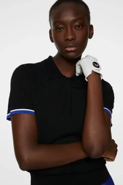 J.Lindeberg Lomi Knitted Polo Shirt* Golf|Knitwear