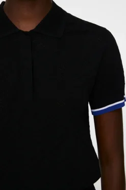 J.Lindeberg Lomi Knitted Polo Shirt* Golf|Knitwear