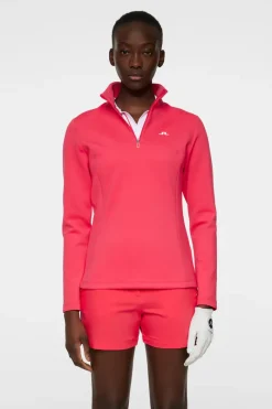 J.Lindeberg Lorelei Quarter Zip Mid Layer* Golf|Base & Mid Layers