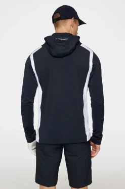J.Lindeberg Lukas Quarter Zip Hood* Base & Mellomlag