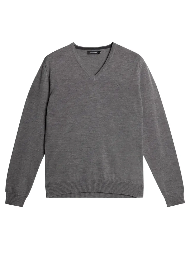 J.Lindeberg Lymann Merino V-neck Sweater* Tops|Strikkeklær