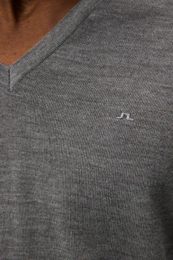 J.Lindeberg Lymann Merino V-neck Sweater* Tops|Strikkeklær