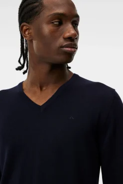 J.Lindeberg Lymann Merino V-neck Sweater* Knitwear|Tops