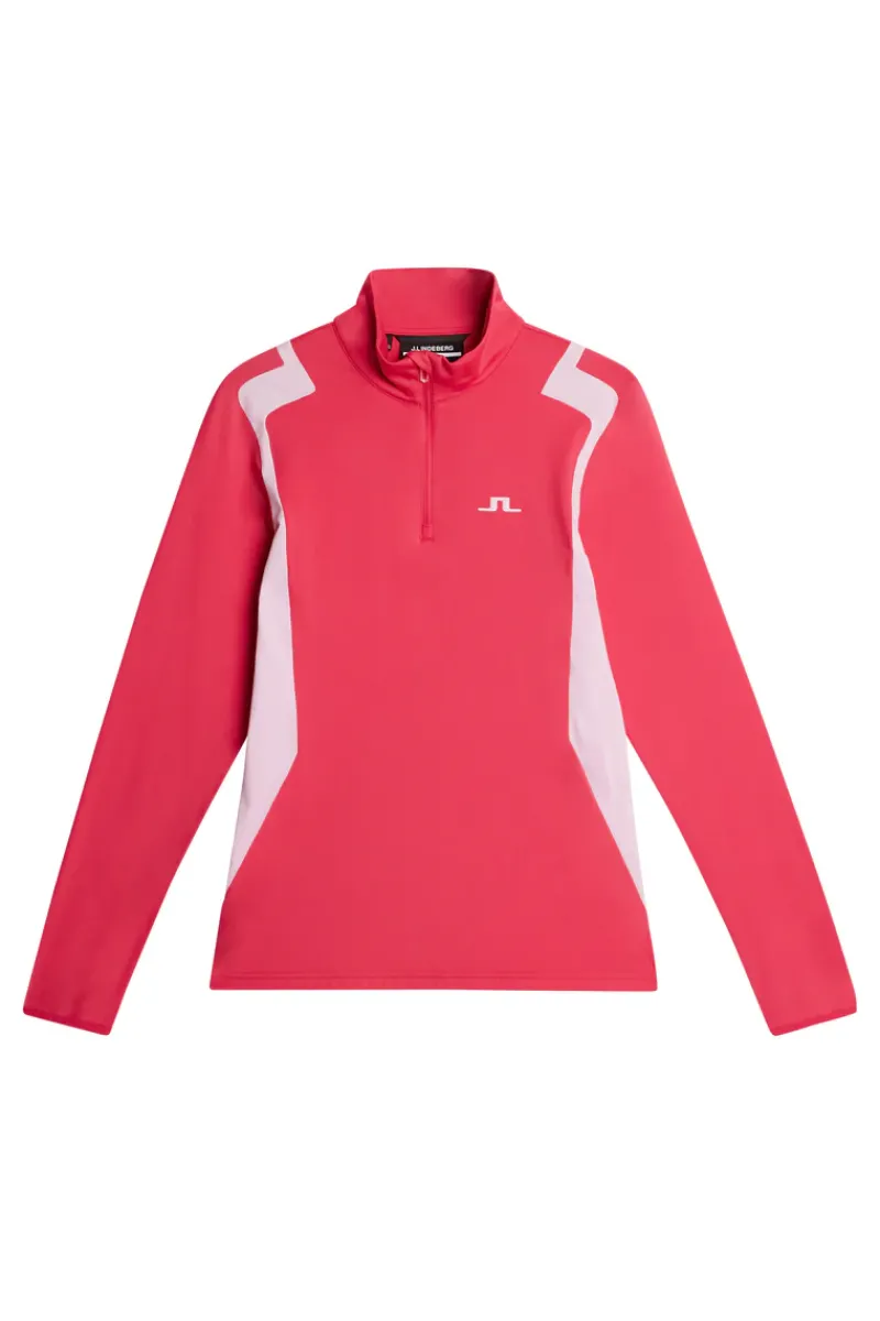 J.Lindeberg Mae Quarter Zip Mid Layer* Golf|Base & Mid Layers