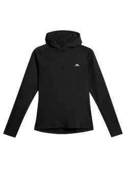 J.Lindeberg Mario Quarter Zip Hood* Golf|Base & Mid Layers