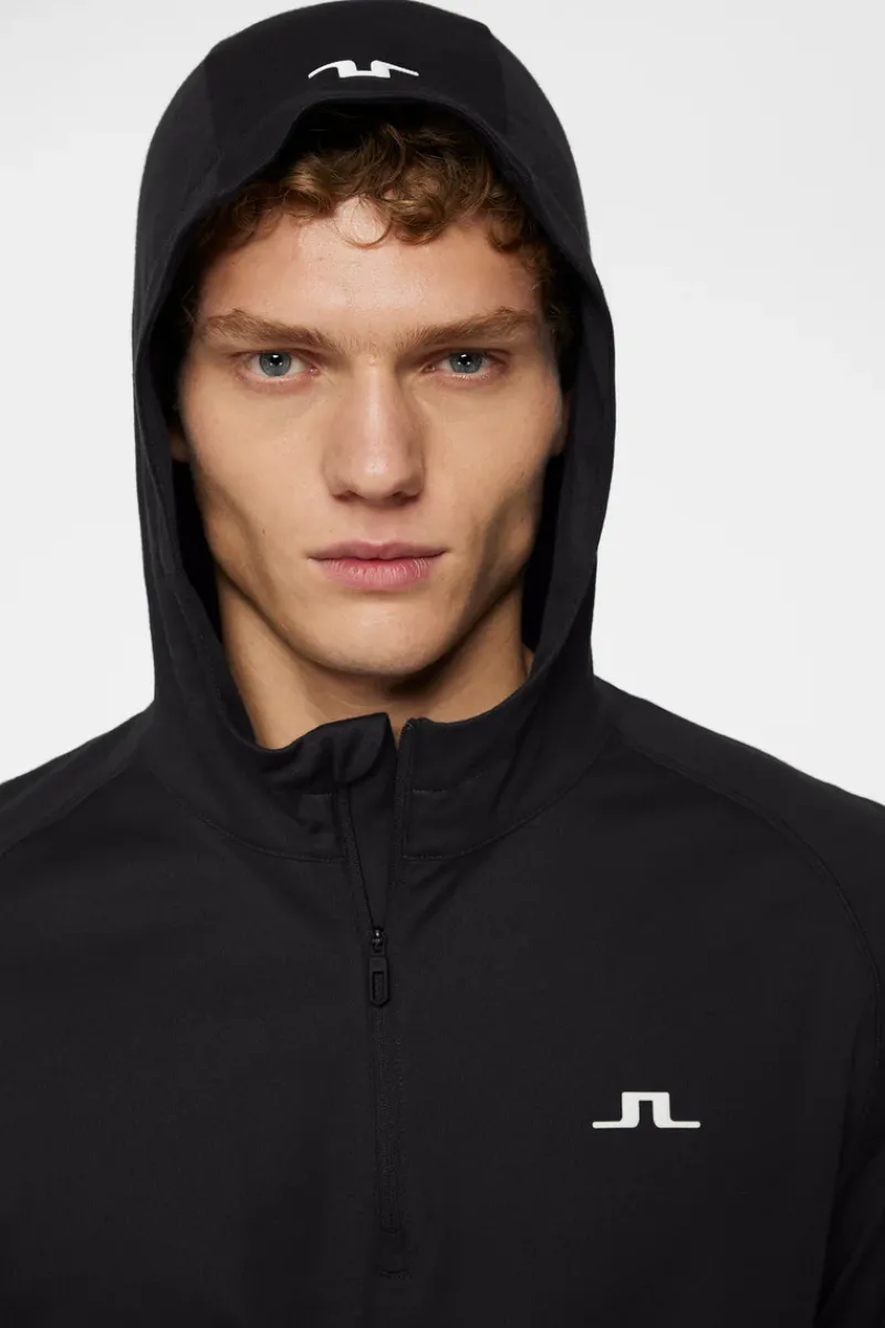 J.Lindeberg Mario Quarter Zip Hood* Golf|Base & Mid Layers