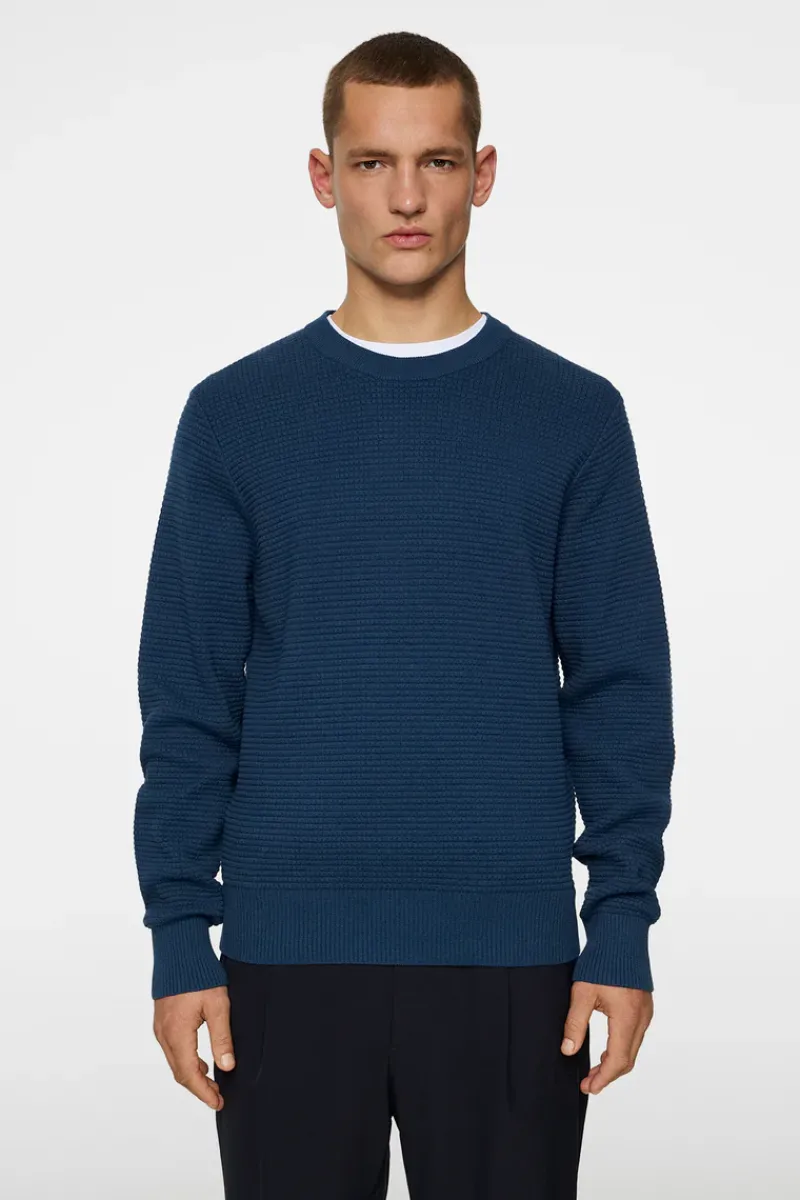 J.Lindeberg Oliver Structured Sweater* Knitwear|Tops
