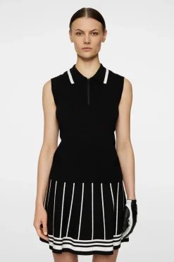 J.Lindeberg Ramona Knitted Polo Shirt* Golf|Knitwear