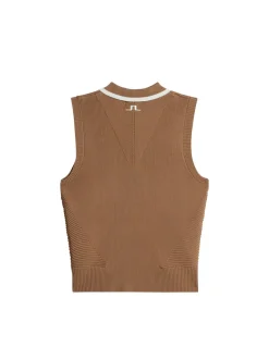 J.Lindeberg Ramona Knitted Polo Shirt* Golf|Knitwear