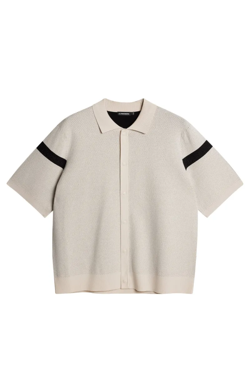 J.Lindeberg Rayne Knitted Shirt* Knitwear|Tops