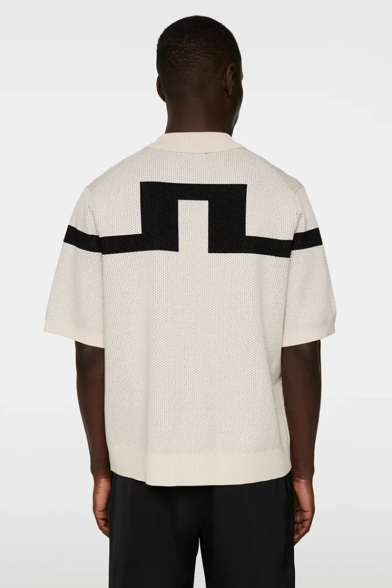 J.Lindeberg Rayne Knitted Shirt* Knitwear|Tops