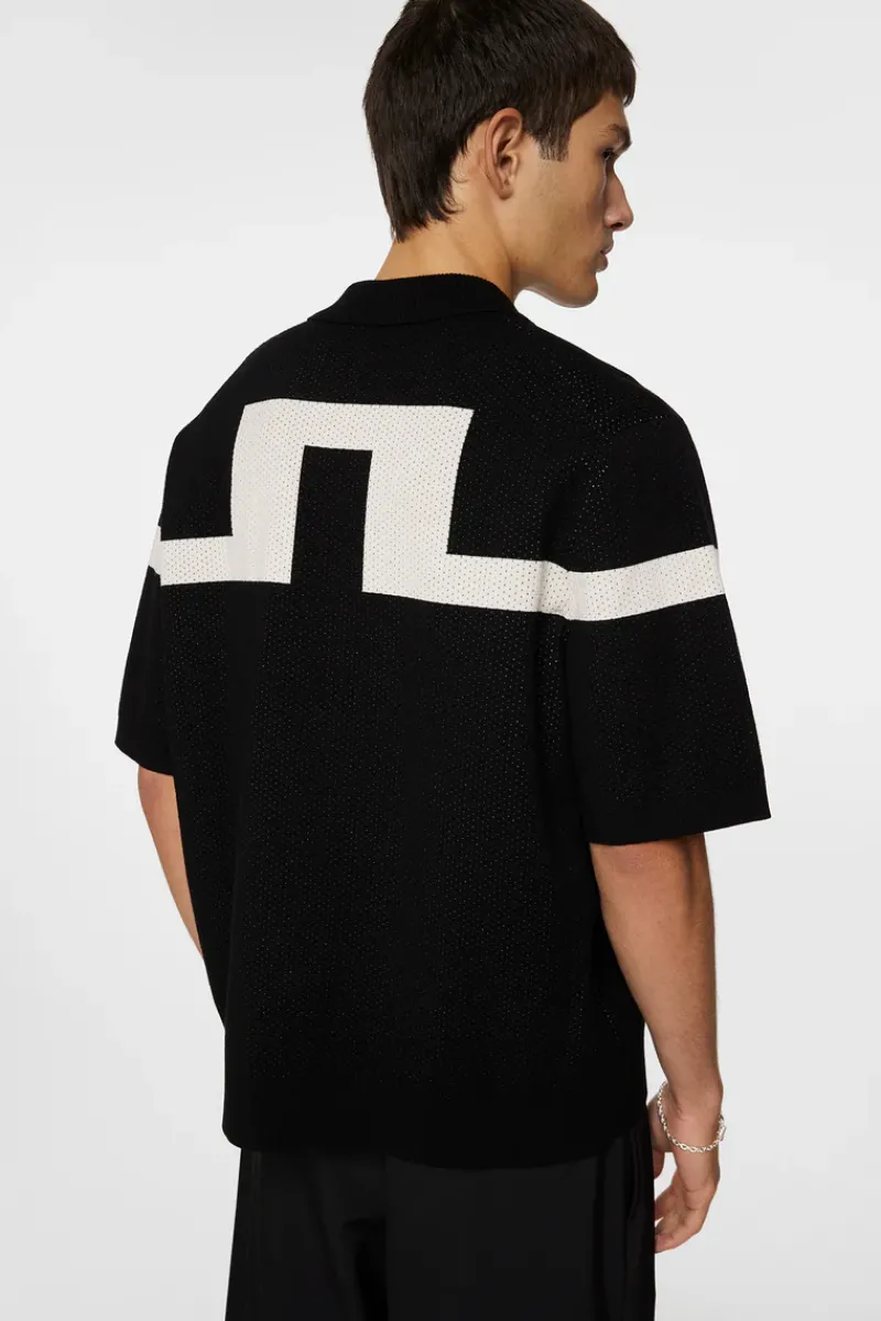 J.Lindeberg Rayne Knitted Shirt* Knitwear|Tops