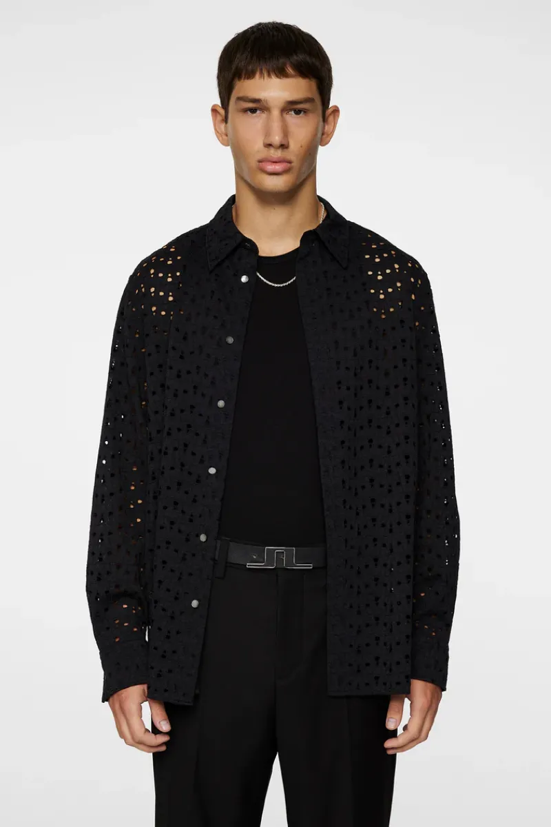 J.Lindeberg Reg Lace Shirt* Tops|Skjorter