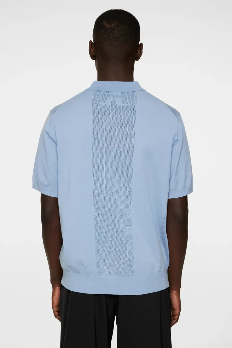 J.Lindeberg Reymond Solid Stripe Polo* Polo Shirts|Knitwear