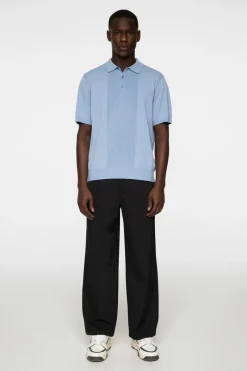 J.Lindeberg Reymond Solid Stripe Polo* Polo Shirts|Knitwear