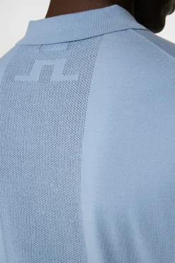 J.Lindeberg Reymond Solid Stripe Polo* Polo Shirts|Knitwear