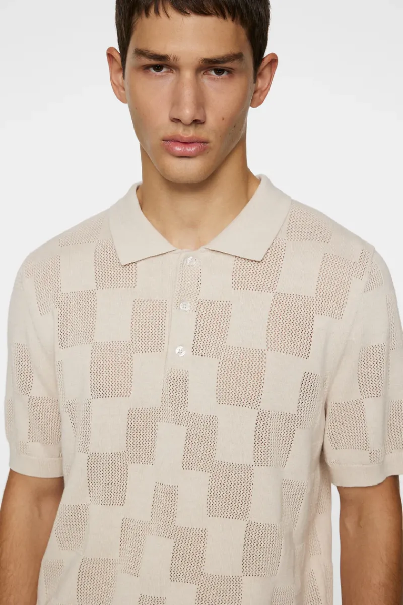 J.Lindeberg Reymond Stacked Bridge Polo* Knitwear|Tops