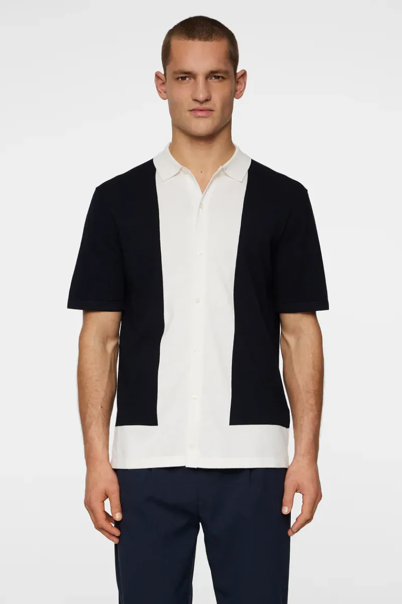 J.Lindeberg Rue Knitted Polo Shirt* Golf|Knitwear