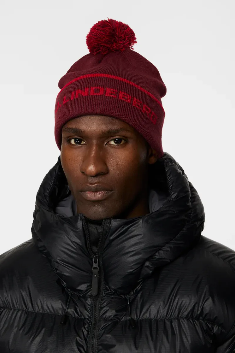 J.Lindeberg Stripe Beanie* Tilbehør|Aktiv